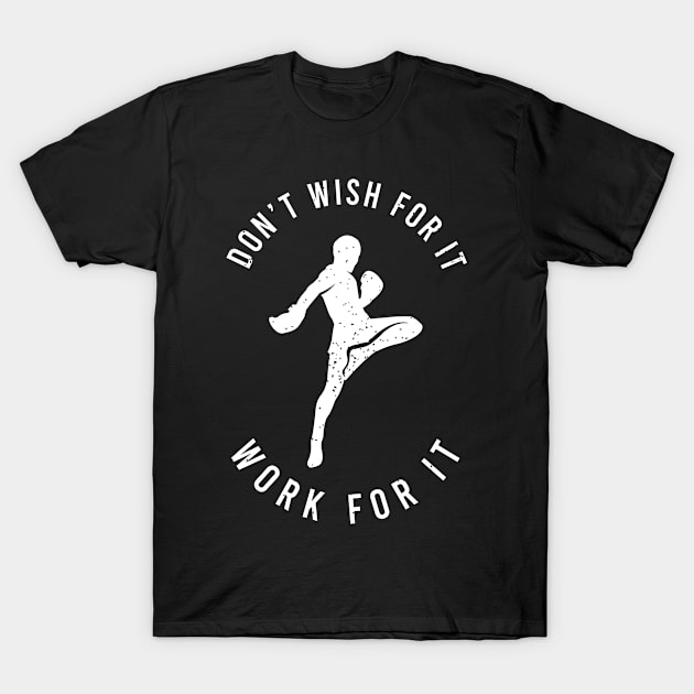 Fighter Design for a Martial Arts Lover T-Shirt by AlleyField